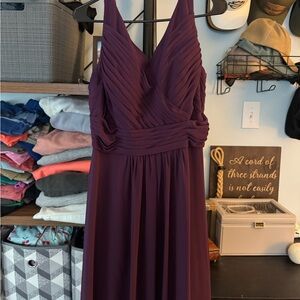 Elegant Purple Evening Dress